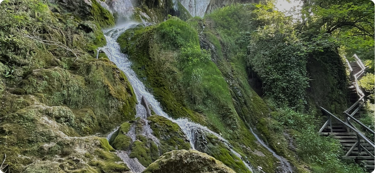Papuk waterfall and nature